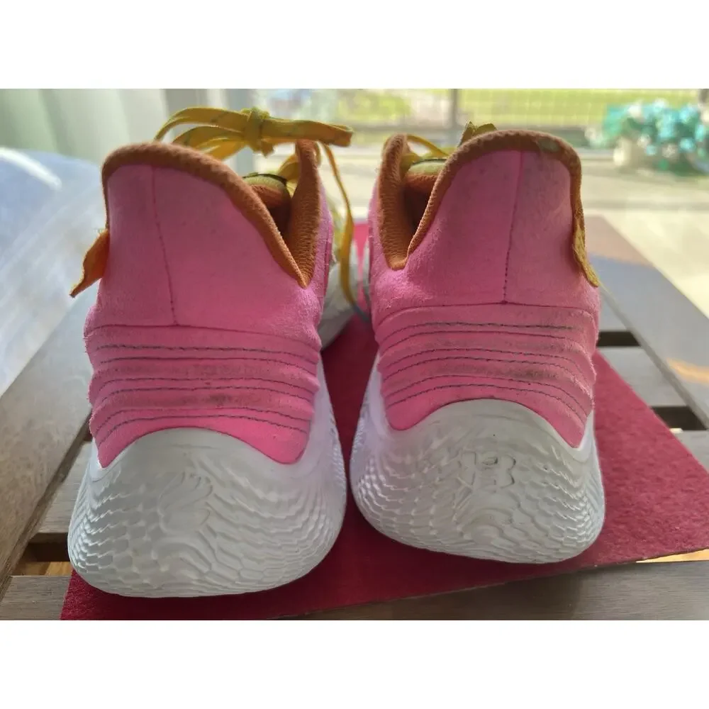 Under Armour Curry 9 Flow Sesame Street Sneakers 6 Y Womens 8 Yellow White pink
